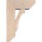 Ekena Millwork Imperial Slat Smooth Bracket w/ Offset Brace, Douglas Fir, 7 1/2"W x 18"D x 26"H BKT0806X18X26IMP06SDF - alternate 2